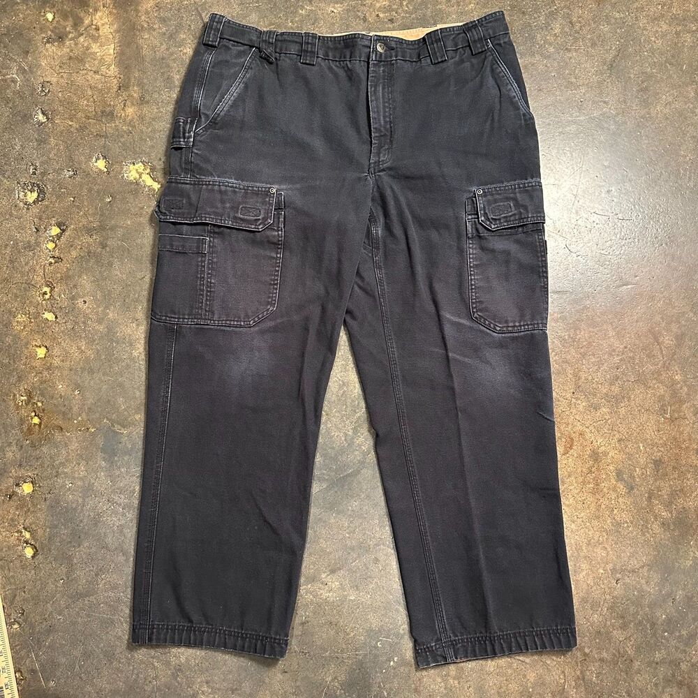 Duluth Trading Co Pants Men's Size 44x32 Fire Hose Relaxed Fit Cargo Work Pants